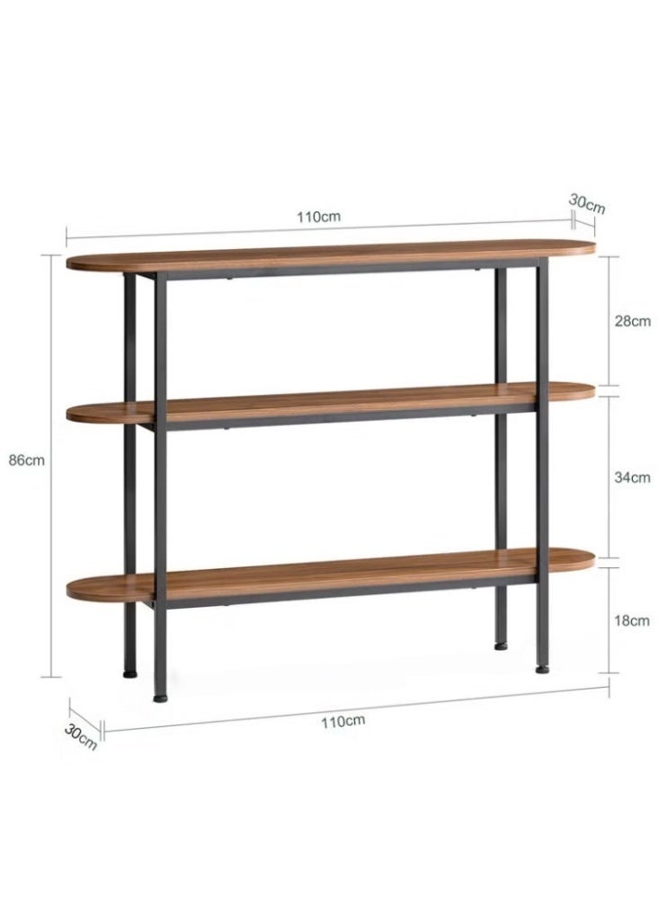 زانوتا طاولة استقبال طاولة كونسول 110سم للمدخل، طاولة قهوة أريكة منزلية حديثة، طاولة مدخل، غرفة طعام، طاولة عرض للمطبخ، للممر، غرفة المعيشة، غرفة النوم - Image 3